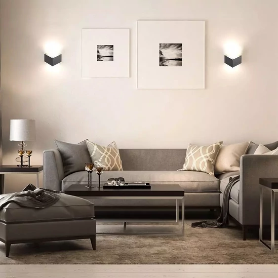 3W Wall Lamp With Bridglux Chip Black Body  4000K