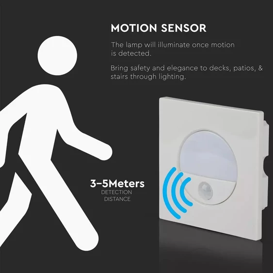 3W LED Step Light With Sensor 4200K