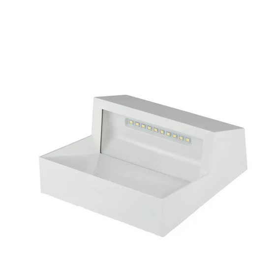 V-TAC 3W fehér LED lépcsővilágítás, szögletes, IP65, meleg fehér - SKU 1402
