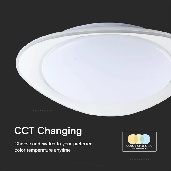V-TAC Phantom 40W mennyezeti LED lámpa, változtatható szinhőmérséklettel - SKU 23593