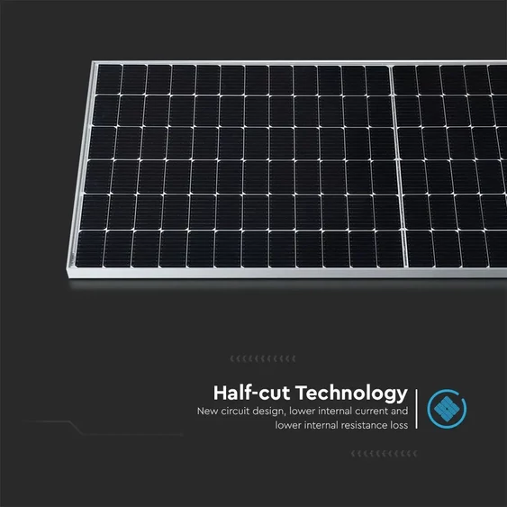 V-TAC 450W Mono félcellás szolár panel, napelem, 2094x1038x35mm - SKU 11353