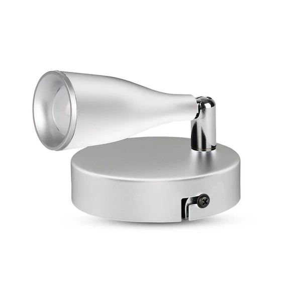V-TAC 4.5W beltéri fehér fali LED lámpa meleg fehér - SKU 8262