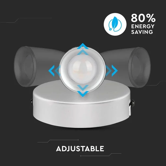 V-TAC 4.5W beltéri fehér fali LED lámpa meleg fehér - SKU 8262