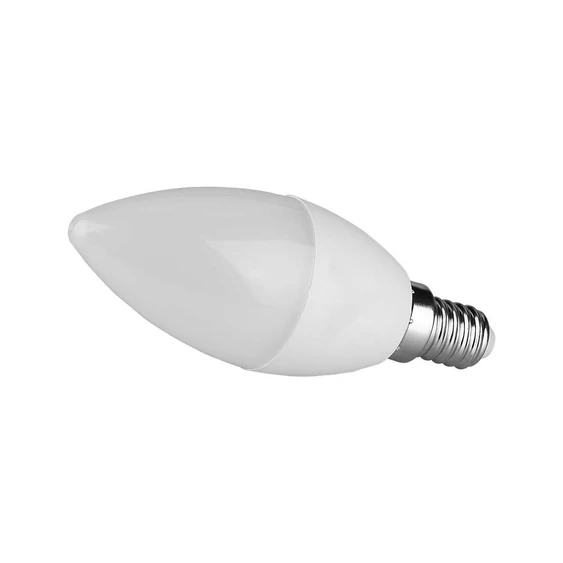 LED Bulb - SAMSUNG CHIP 6.5W E14 C37 Thermoplastic candle 3000K