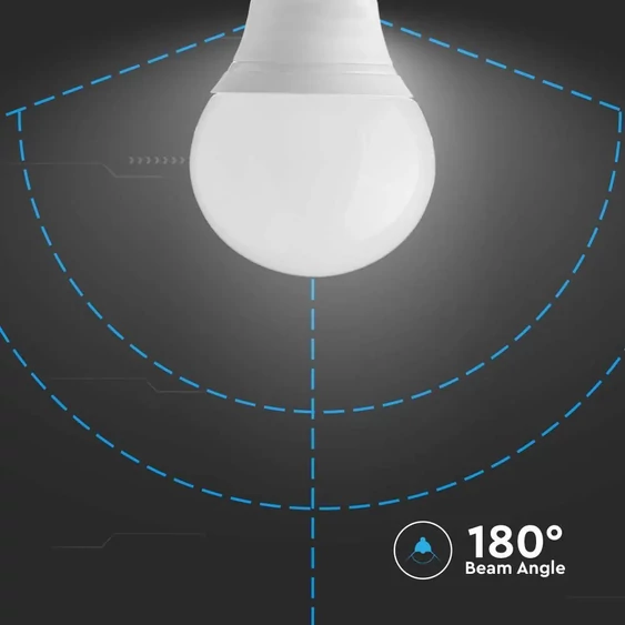 V-TAC 4.5W E14 meleg fehér P45 LED égő - SKU 2142501
