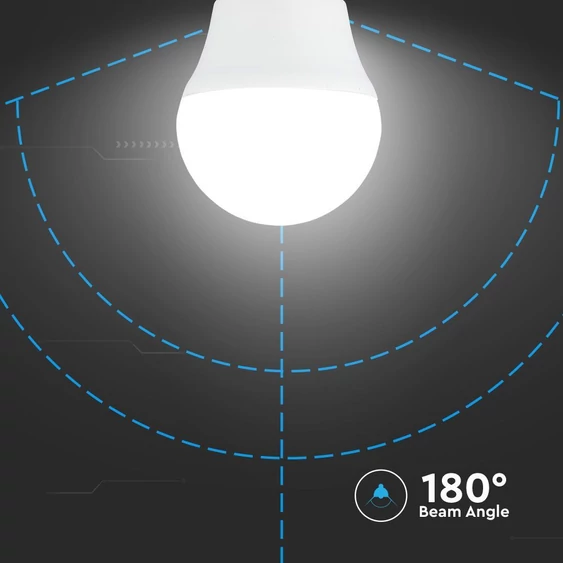 LED Bulb - 5.5W E27 G45 6400K 3PCS/PACK