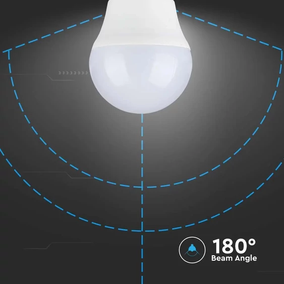 V-TAC 4.5W E27 természetes fehér G45 LED égő - SKU 217408