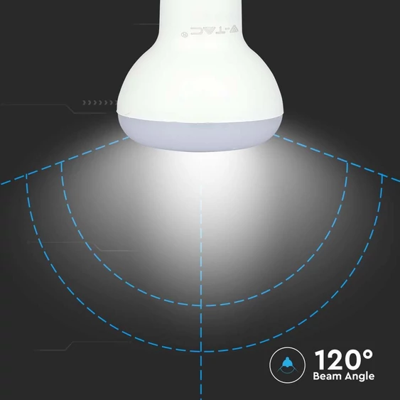 V-TAC 4.8W E14 hideg fehér R50 LED égő - SKU 23896