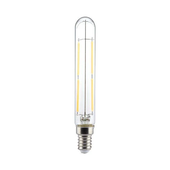 V-TAC 4W E14 hideg fehér filament T20 LED égő - SKU 212703