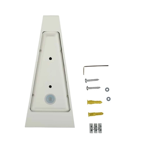 V-TAC 4W kültéri, fehér, fali LED lámpa meleg fehér - SKU 218295