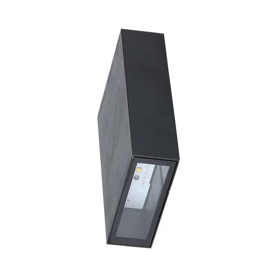 V-TAC 4W kültéri fekete fali LED lámpa hideg fehér, 100 Lm/W - SKU 218563