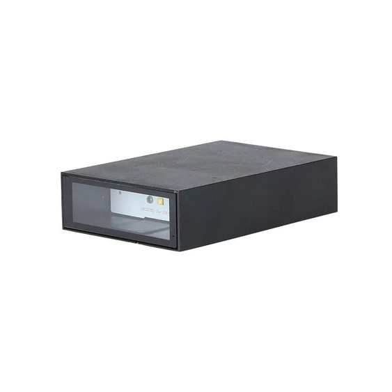 V-TAC 4W kültéri fekete fali LED lámpa hideg fehér, 100 Lm/W - SKU 218563