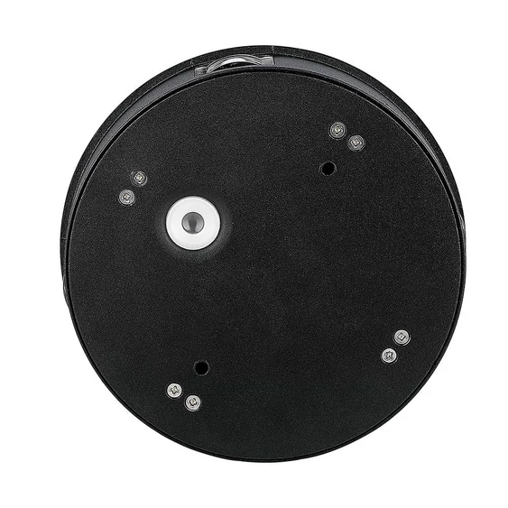 4W LED Wall Light Black Body Round 4000K IP65