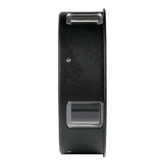 4W LED Wall Light Black Body Round 4000K IP65