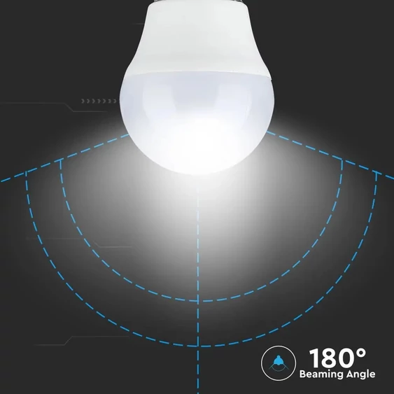 V-TAC 5.5W E27 természetes fehér CRI>95 LED égő - SKU 7492