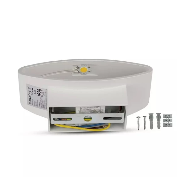 V-TAC 5W beltéri fali LED lámpa meleg fehér - SKU 8208