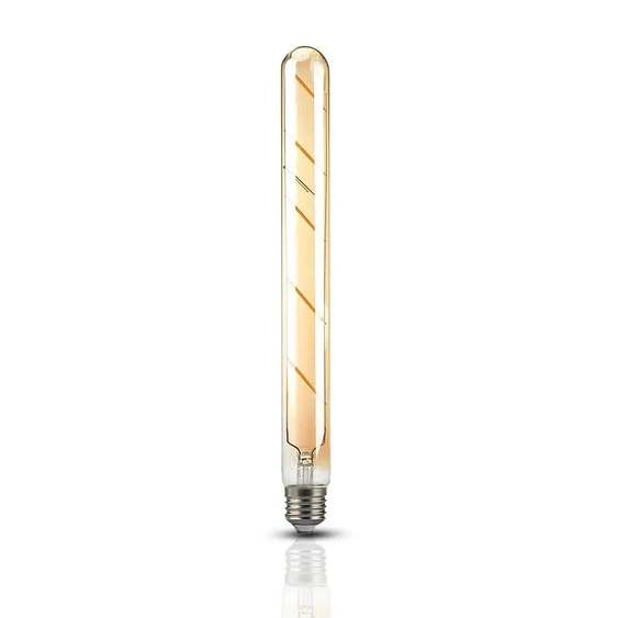 V-TAC 5W borostyán E27 meleg fehér filament LED égő - SKU 7142