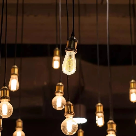 V-TAC 5W borostyán E27 meleg fehér filament LED égő - SKU 7218