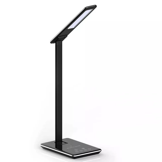 V-TAC 5W fekete dimmelhető asztali LED lámpa, változtatható színhőmérséklet - SKU 8600