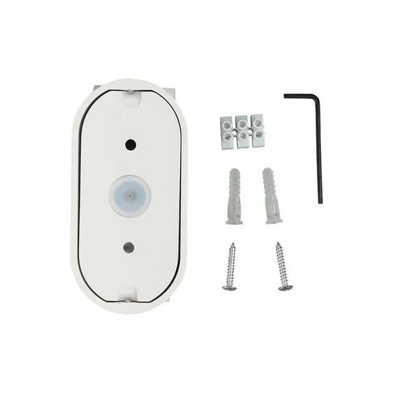 6W LED Wall Light White Body IP65 Movable 3000K