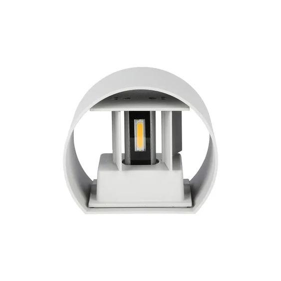 6W Wall Lamp With Bridglux Chip White Body Round IP65 4000K