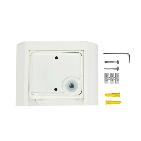 6W Wall Lamp With Bridglux Chip White Body Round IP65 4000K