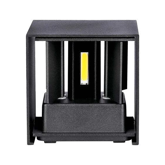 5W Wall Lamp With Bridglux Chip Black Body Square IP65 3000K