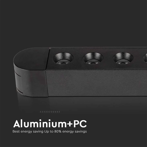 V-TAC 5W spot LED lámpatest Slim 48V mágneses sínhez, meleg fehér - SKU 10234