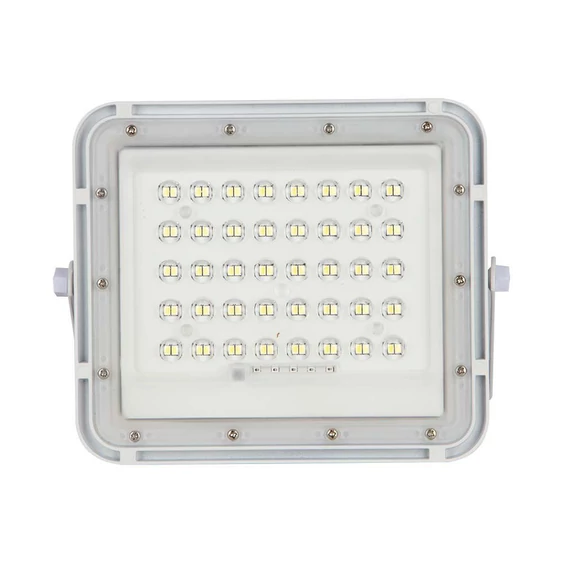 White LED 10W solar floodlight, 6000mAh battery, 4000K, IP65