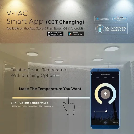 60W LED Domelight SMART WW+CW Ф450 Starry Cover