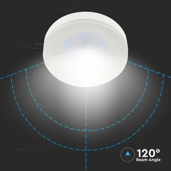 LED Bulb - SAMSUNG CHIP 6.4W GX53 Plastic 4000K