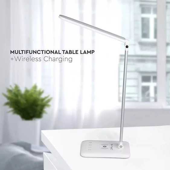 V-TAC 6.5W LED lámpa, vezeték nélküli töltővel, változtatható színhőmérséklet - SKU 8519