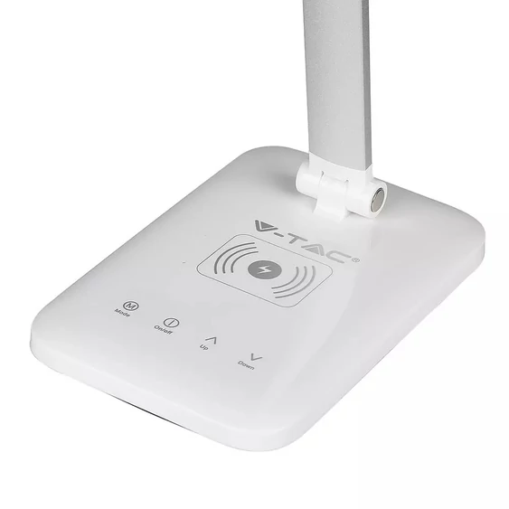 V-TAC 6.5W LED lámpa, vezeték nélküli töltővel, változtatható színhőmérséklet - SKU 8519