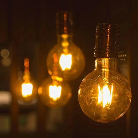 V-TAC 6W borostyán E27 meleg fehér filament LED égő - SKU 291