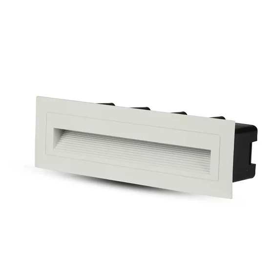 V-TAC 6W fehér LED lépcsővilágítás, IP54, meleg fehér - SKU 8352