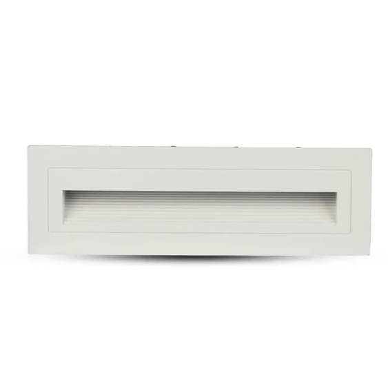 V-TAC 6W fehér LED lépcsővilágítás, IP54, meleg fehér - SKU 8352