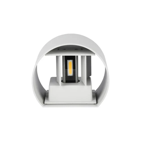 6W Wall Lamp With Bridglux Chip White Body Round IP65 3000K