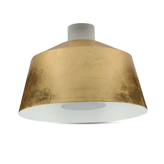 7W Led Pendant Light (Acrylic) - Gold Lamp Shade  250*190mm 3000K