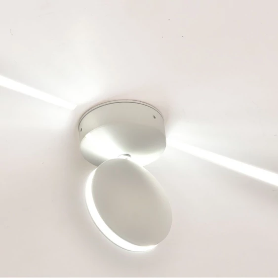 7W LED Wall Light White Body 3000K IP65