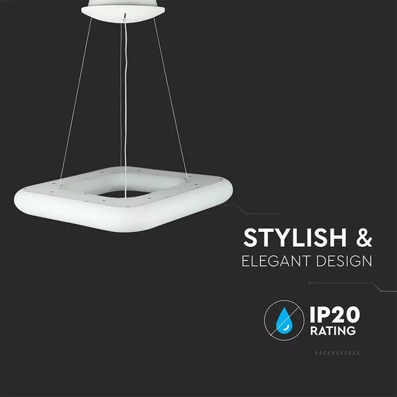 V-TAC 80W dimmelhető designer csillár, változtatható színhőmérséklet - SKU 3964