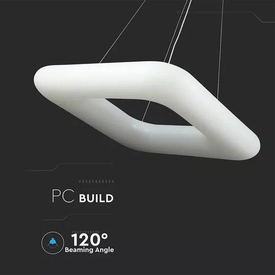 V-TAC 80W dimmelhető designer csillár, változtatható színhőmérséklet - SKU 3964