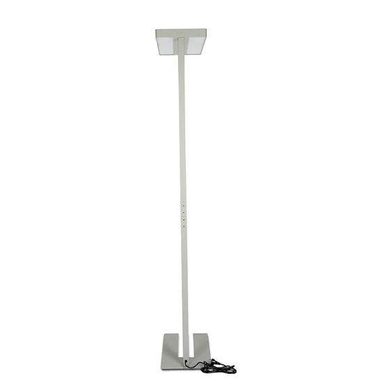 V-TAC 80W ezüst LED dimmelhető állólámpa, természetes fehér - SKU 8523
