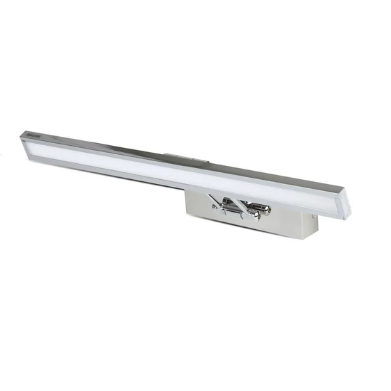 V-TAC 8W beltéri króm fali LED lámpa, tükör-/képvilágítás, természetes fehér - SKU 3900