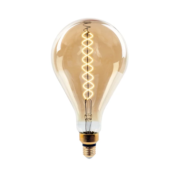 V-TAC 8W borostyán E27 meleg fehér dimmelhető filament LED égő - SKU 7461