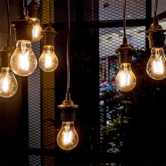 V-TAC 8W borostyán E27 meleg fehér filament LED égő - SKU 4472