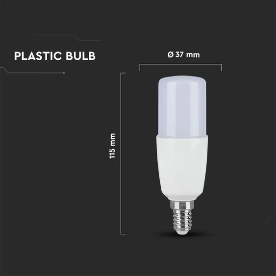 V-TAC 8W E14 természetes fehér LED égő - SKU 268