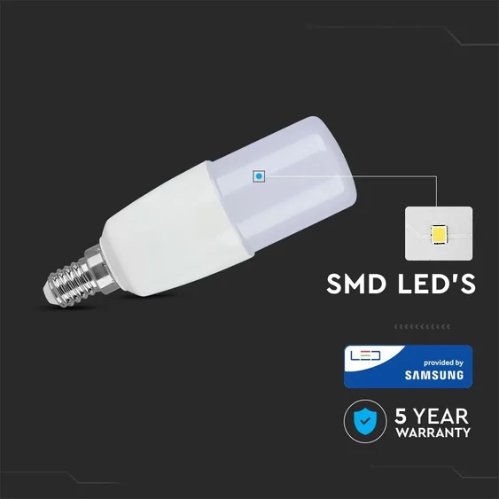 V-TAC 8W E14 természetes fehér LED égő - SKU 268