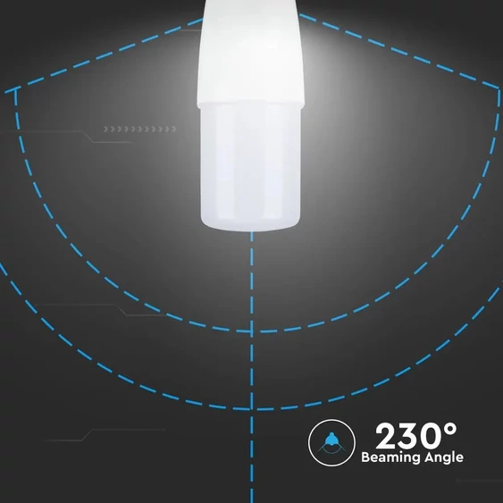 V-TAC 8W E14 természetes fehér LED égő - SKU 268