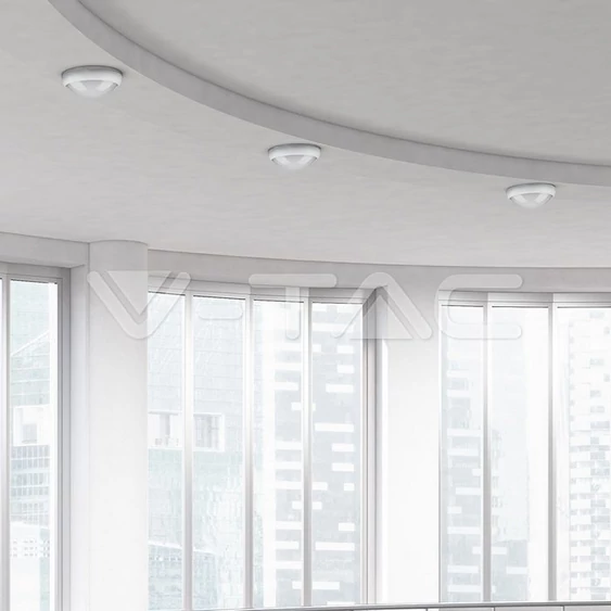 V-TAC 8W ovális IP54 LED lámpa, fehér, természetes fehér - SKU 1263
