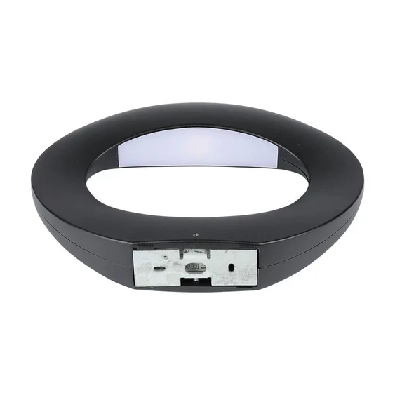 10W LED Wall Light Black Body 3000K